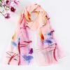 New Chiffon Silk Scarf Ink Drawing Small Long Scarf Female Fashion New Scarf