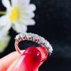 Серебряное кольцо 925 пробы для женщин, роскошное, с инкрустацией фианитами, простое, стильное, обручальные кольца, женское кольцо, ювелирное изделие
