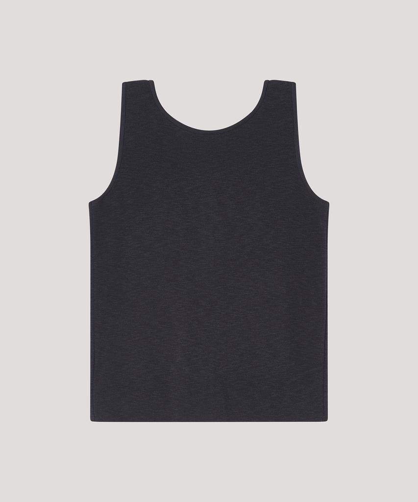 Deolil Вязаный топ без рукавов с пуговицами_Угольный