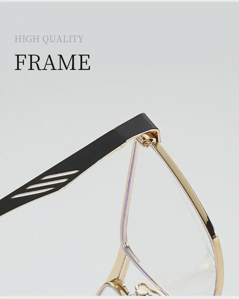 Мужские металлические очки с защитой от синего света — идеально подходят для путешествий, вождения и уличного стиля