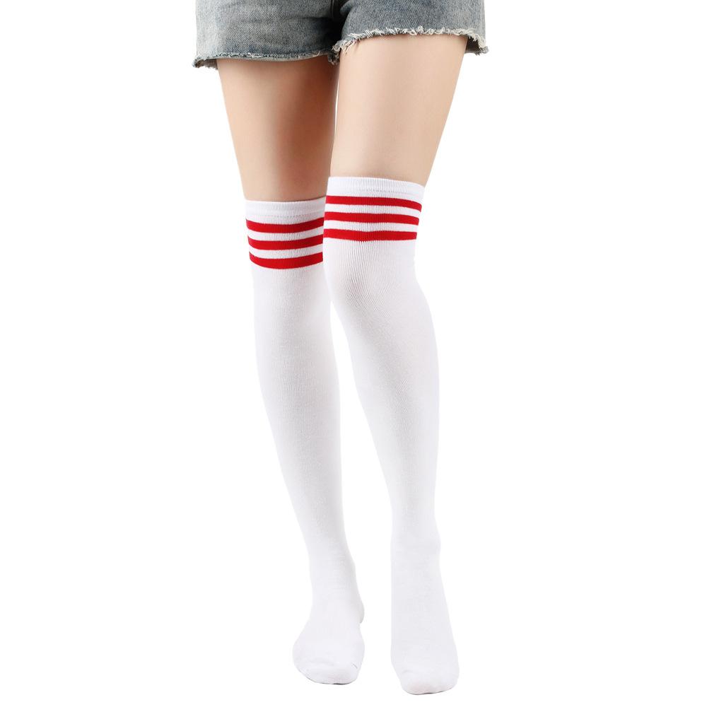 Classic Solid Color Versatile Knee Length Socks, Fashionable Women's Warm Socks, Sexy Slim Fit Long Socks, College Style Socks