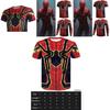 Marvel Mens Superhero Compression T Shirt Sports Fitness Gym Tops Spiderman Tee
