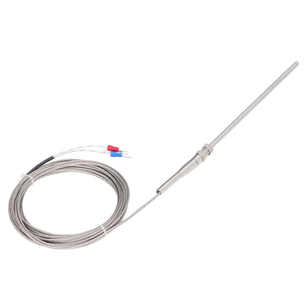 Thermocouple K Type 150mm Probe 0°C To 600℃ Quick Response 5 Meters Length Temperature Sensor Thermo