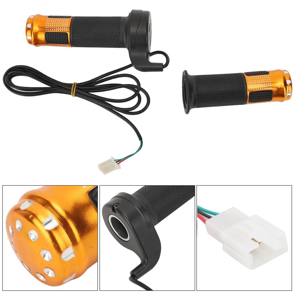 1 пара универсальных электрических самокатов поворотная ручка ручка газа левая правая замена кабеля 1,45 м