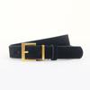 Vintage Square Alloy Pin Buckle Waist Belt Faux Suede Simple Suede Leather Belt Matte Versatile Waist Belt For Outfit Matching