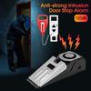 Portable Door Stop Alarm Traveling Hotel Door Lock 120dB Loud Sound Battery Powered Easy Installation Door Stopper Alarm