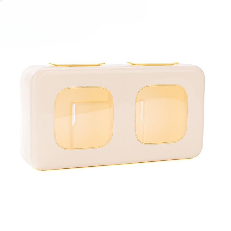 Настенный ящик для хранения, Кухонная пищевая пленка, Настенное хранение, Силиконовый водонепроницаемый, Пыленепроницаемый, Прозрачный и видимый ящик для хранения