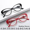 Женские очки для чтения «кошачий глаз», винтажный классический дизайн, очки для дальнего зрения, женские очки для коррекции зрения при пресбиопии синего света +1,0 до +4,0