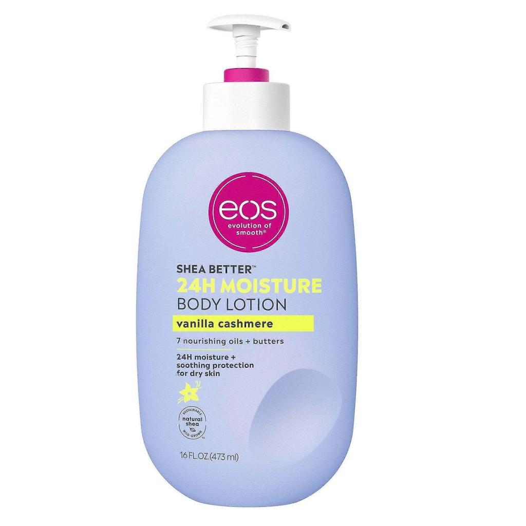 Eos Лосьон для тела с маслом ши Better Moisture, Ванильный Кашемир, 16 унций