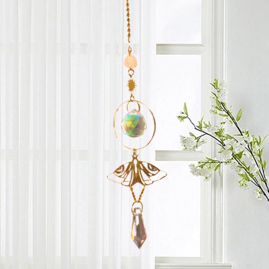 Sparkling Sun Catcher with Chain Reflective Stunning Visual Effect Vibrant Color Window Hanging Pendant Party Decoration