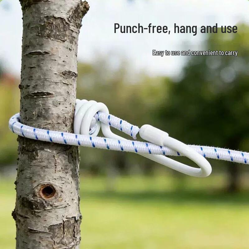 Etravel Travel Clothesline with Clips