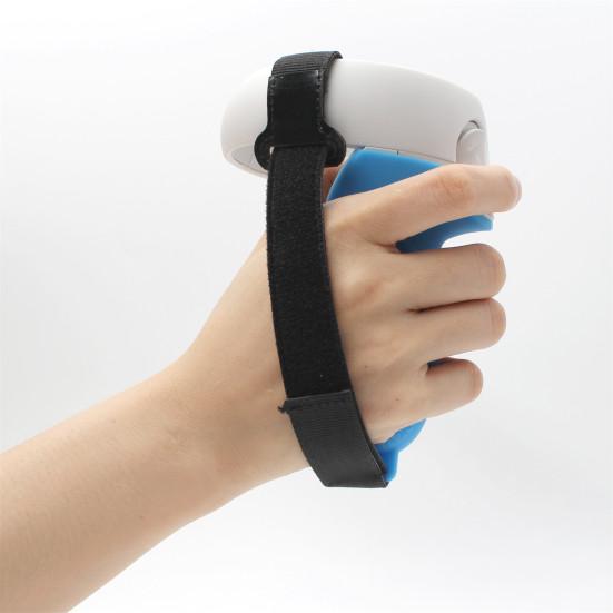 Полузакрытый силиконовый ремешок-крышка для Oculus, регулируемый на запястье, ручка Quest 2