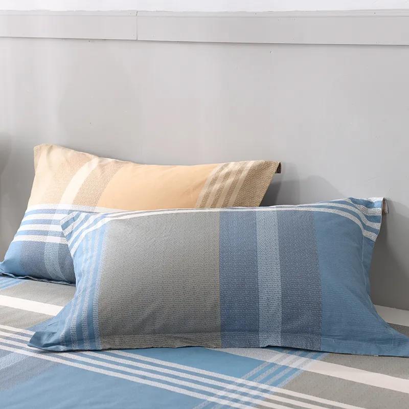 Наволочка из 100% хлопка, пара наволочек для двуспальной кровати, постельное белье, 48*74 см, пасторальный стиль