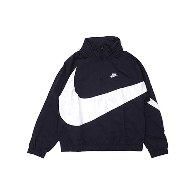 Nike Куртки Мужские Черный Стойка Умеренный Другое AJ1404-010