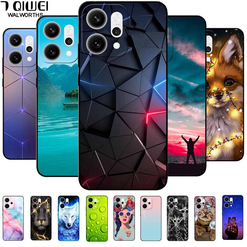 For Oppo Reno14 Pro/ Reno14 5G Case Black TPU Silicone Back Cover Case For Reno14 Pro 5G PKZ110 Bumper Phone Funda Reno14 PLA110