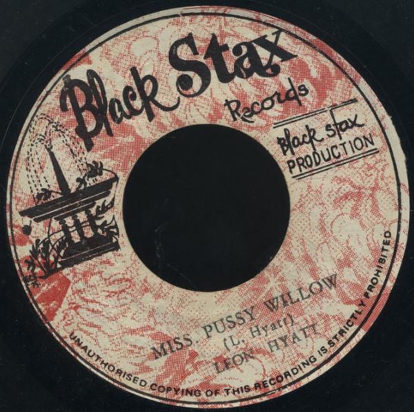 7-дюймовая пластинка LEON HYATT Miss Pussy Willow NONE Черный Stax Reco Ямайка Регги Ска Даб Б/у