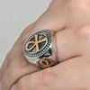 Key Life Ring Ancient Egypt Egyptian Ankh Eternal Life Cross Amulet Talisman Protect Health Jewelry Charming Accessories