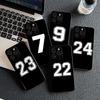 Чехол для Apple iPhone 17 Pro XS Max Air 6 7 8 Plus 5 + SE 2022 SE2 16E Чехол для телефона Счастливым номером Футбол Баскетбольный № 23 24 7 5