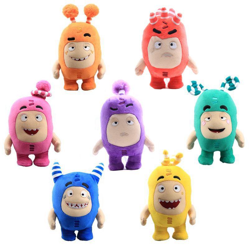 Очаровательные Oddbods 23 см Плюшевая Мягкая Игрушка Ньют Бабблс Пого Зи Джефф Фьюз Слик Кукла
