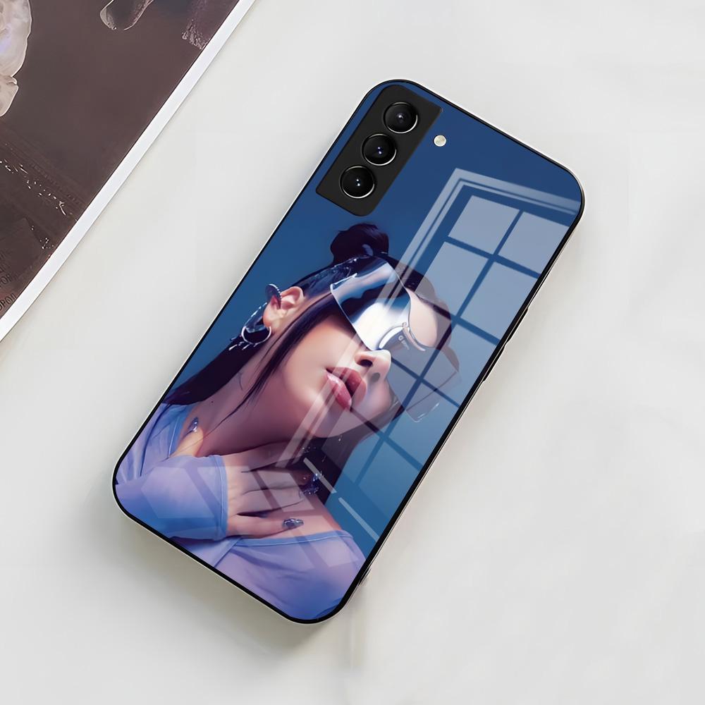 K-Kenia O-Os Чехол для телефона Samsung A56 A36 A26 A16 A15 A25 A35 A55 A14 A34 A24 A54 Стеклянный чехол