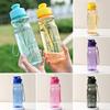 550ml Portable Multi-color Transparent Plastic Water Bottle Large Capacity Water Cup