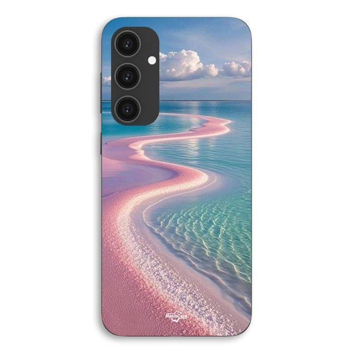 Coque de téléphone - MANIACASE - Samsung Galaxy S25 Plus - Silicone TPU - Océan et sable de paradis - Souple