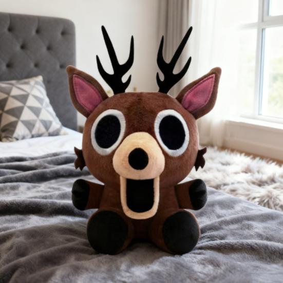99 Nights In The Forest Plush Doll Soft Stuffed Deer Animal Toy Ultra-Soft PP Cotton Hugging Comfort Game Fans Gift Decor