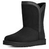 UGG Classic Novelty Short Mid-Calf Snow Boots Women Boots Black 1174515-BLK