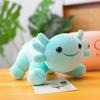 Salamander Doll Lying Down Plush Toy Hexagonal Dragon Color Grab Machine Doll Doll Figure Gift Wholesale