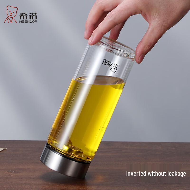 Heenoor Single-Layer Glass Tea Cup with Filter
