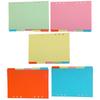 5 Color A5 Index Dividers With Color Coded Tabs For Planners Organizers School Office Use Durable ABS Material