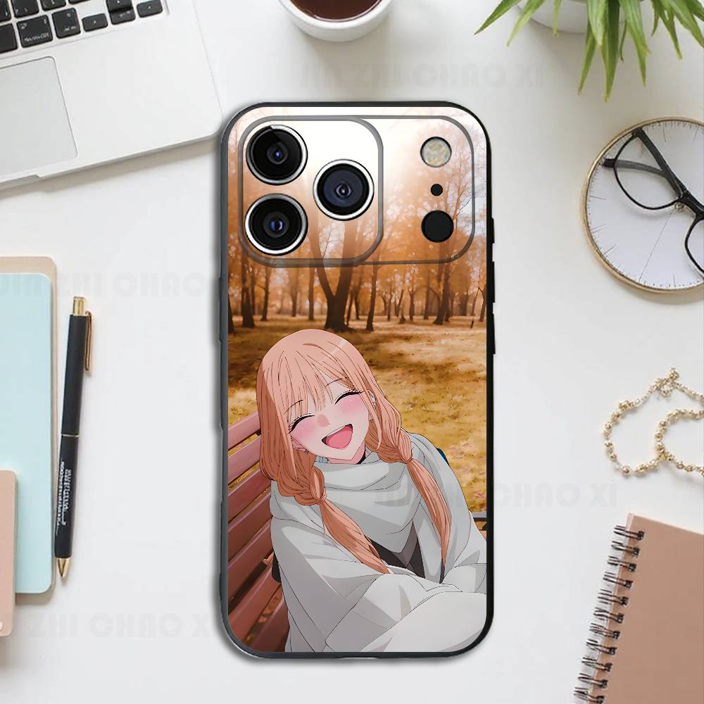 Comics M-Marin Silicone Phone Case For IPhone 17 16 15 14 13 12 11 X XS Plus Pro Max Shockproof Soft Cover