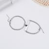 Trendy Titanium Steel Heart Couple Bracelets – Versatile Niche Design Popular On TikTok