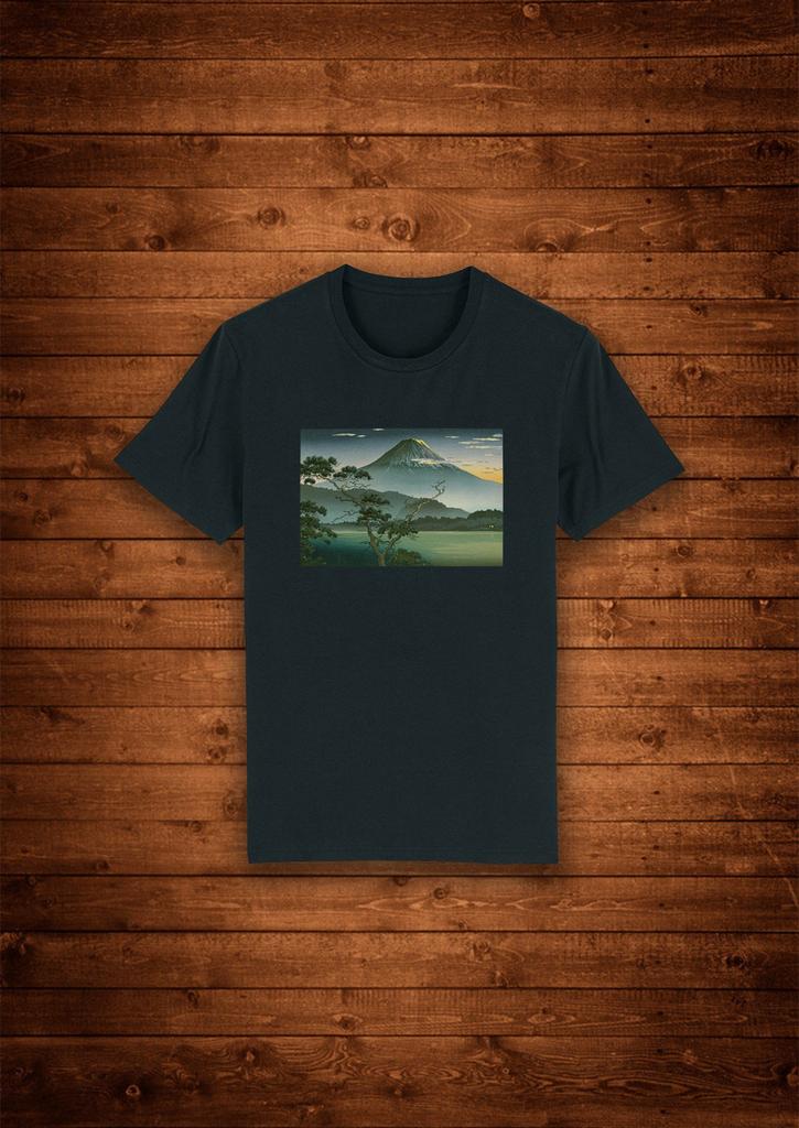 Fujiyama Mountain Japan Art Fuji / T shirt Unique Design Street Wear Art Urban Graphic Tees Top