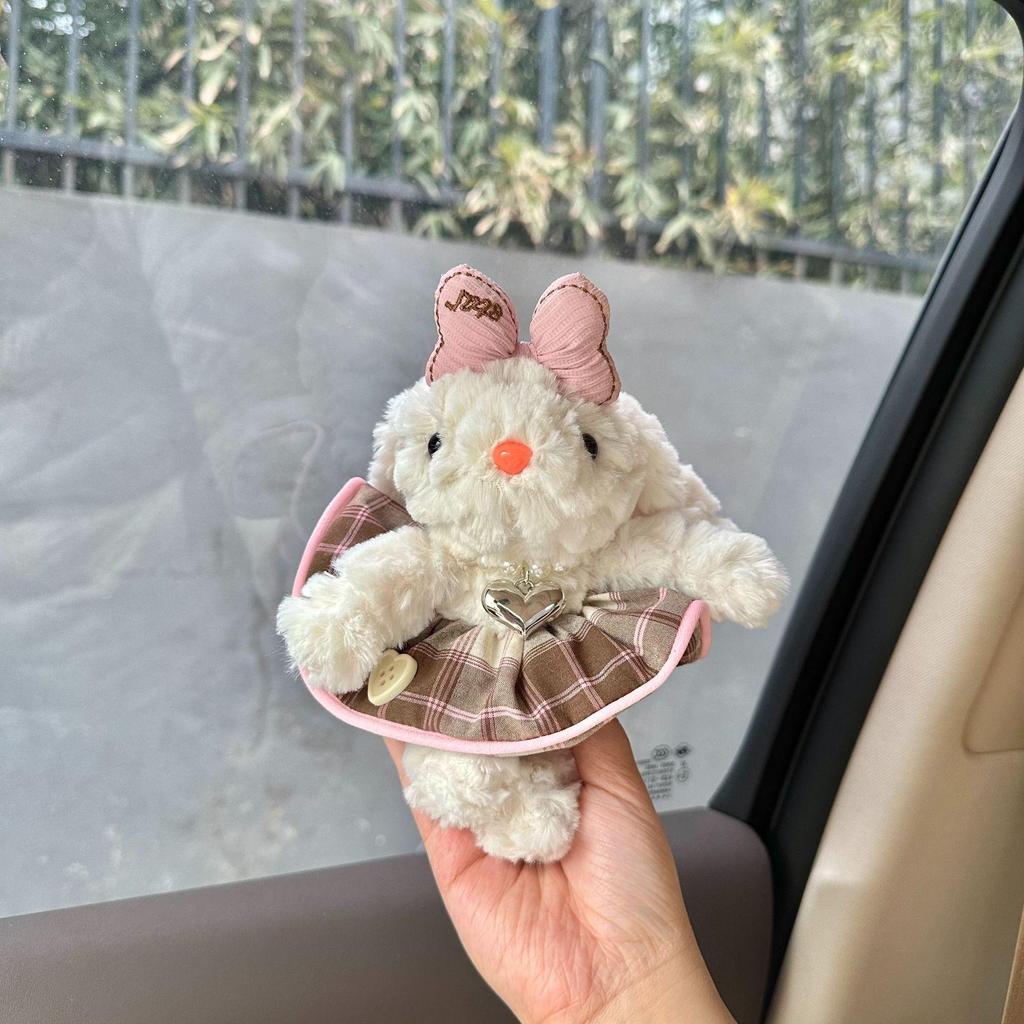 Bonnie Bunny Plush Keychain: Cute Girl Doll Bag Charm & Bestie Birthday Gift