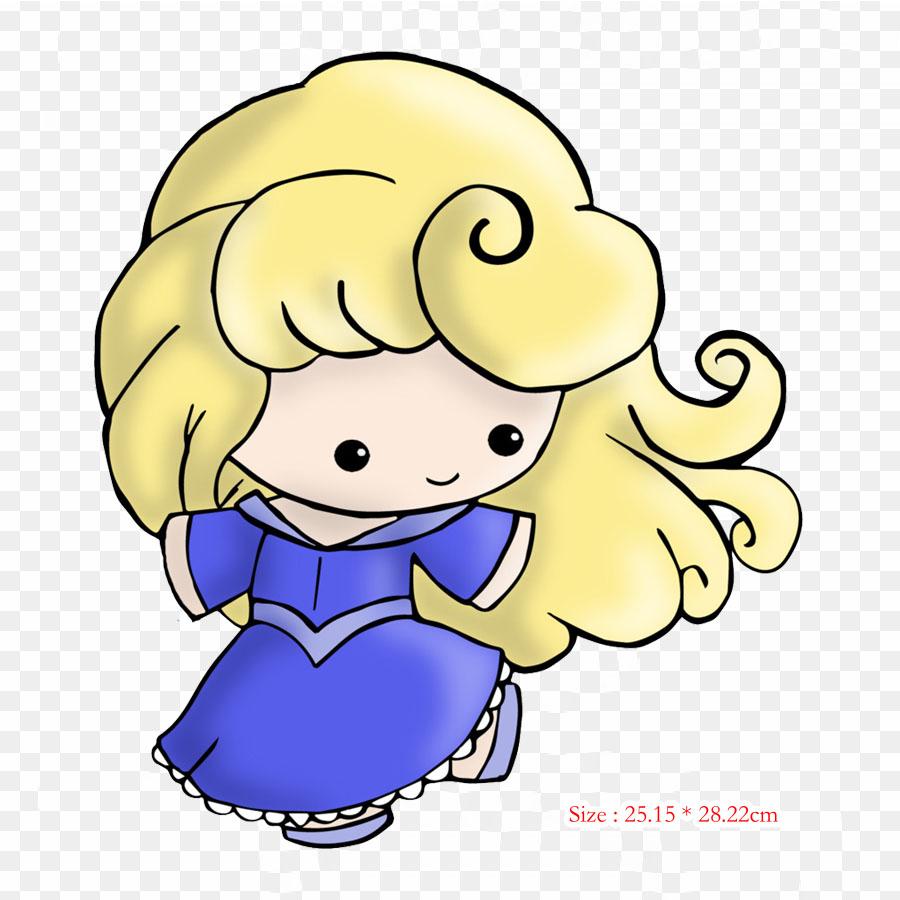 Cartoon Princess Chocobo Iron On Heat Transfer Printing Vinyl Patches Sticker for Clothes DIY Appliques Washable Patches