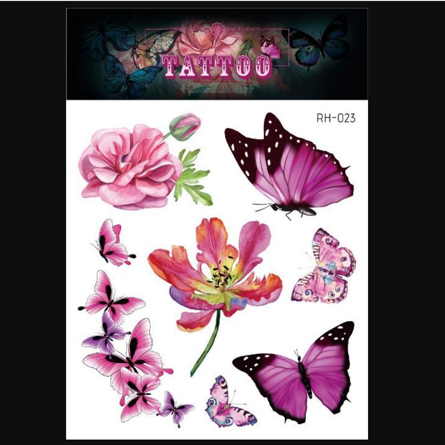 Новая водонепроницаемая 3d татуировка бабочки с макияжем, милые татуировки, модные татуировки, наклейки