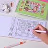 In-Stock Bobbie Goods A5 Hardcover Spiral-Bound Coloring Book for Children