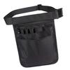 Nylon Waist Pouch, Tool Bag, Apron Bag, Waist Bag with Belt, Multi-Purpose Pockets (Black) for Childcare, Work, and More