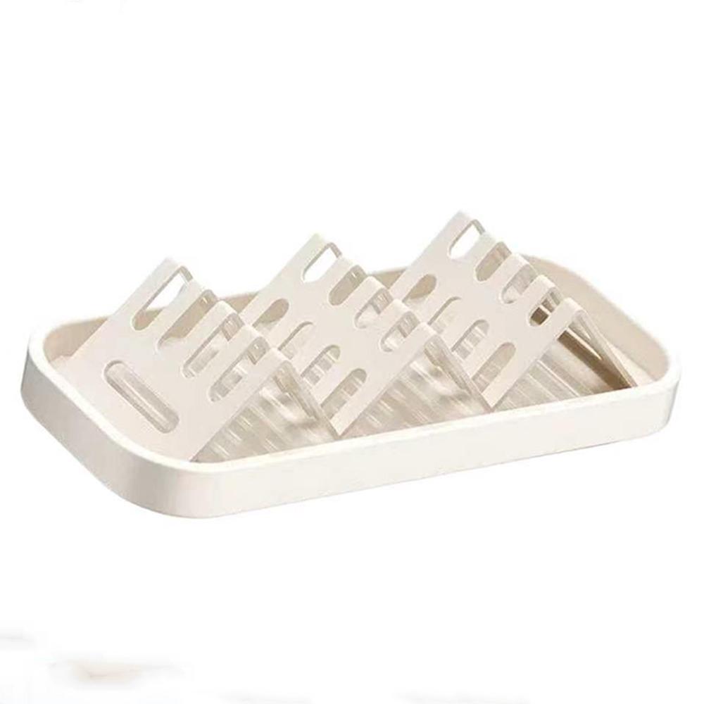 Waterproof Bathroom Soap Dish Self Draining Kitchen Storage Holder W-Shaped Soap Rack Restaurant