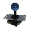 Sanwa Denshi Board Type Joystick Lever Flat Iron Plate with Shaft Cover 8 Direction Guide Plate 4 Direction Switchable Metallic Blue JLF-TP-8YT-SK-JB