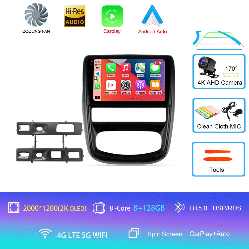 Автомобильное радио Android 14 для Renault Duster 1 2010 - 2015 для Nissan Terrano 2014 - 2020 Навигация GPS Мультимедийный проигрыватель Стерео BT