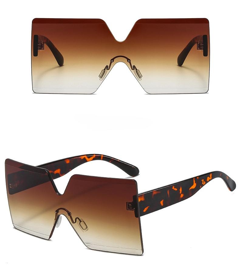 MePanda унисекс, двухцветные, цельные, без оправы, модные уличные солнцезащитные очки для вечеринок., UV400