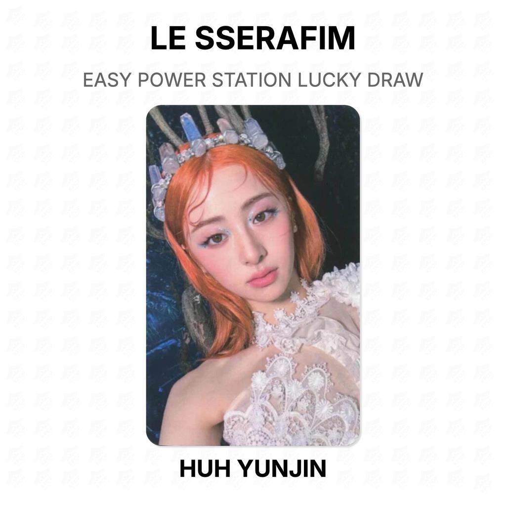 LE SSERAFIM Официальная фотокарточка lucky draw от EASY POWER STATION