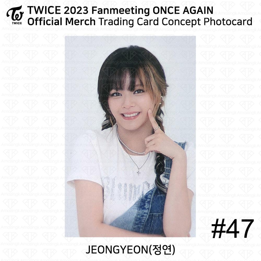 Twice Фан-встреча «ONCE AGAIN» в честь 8-й годовщины. Всплывающая карточка с коллекционной карточкой MD.