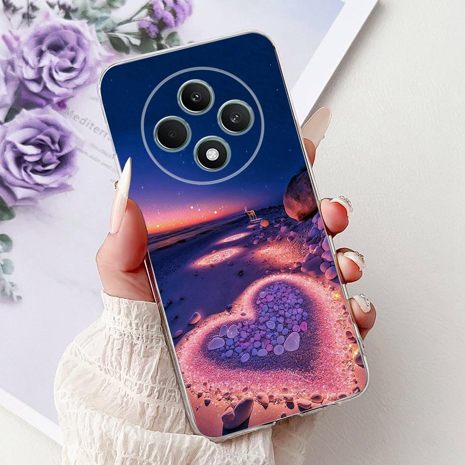 Чехол для Oppo Reno 12F 4G CPH2687 Стильный чехол с рисунком бабочки Мягкий силиконовый чехол для Oppo Reno12 F Reno 12 FS Reno12F Бампер