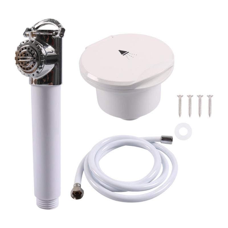 Water Efficient Shower Sprayer Steel Construction Saltwater Resistant Designs Shower Adapter for Marine Bathing Systems