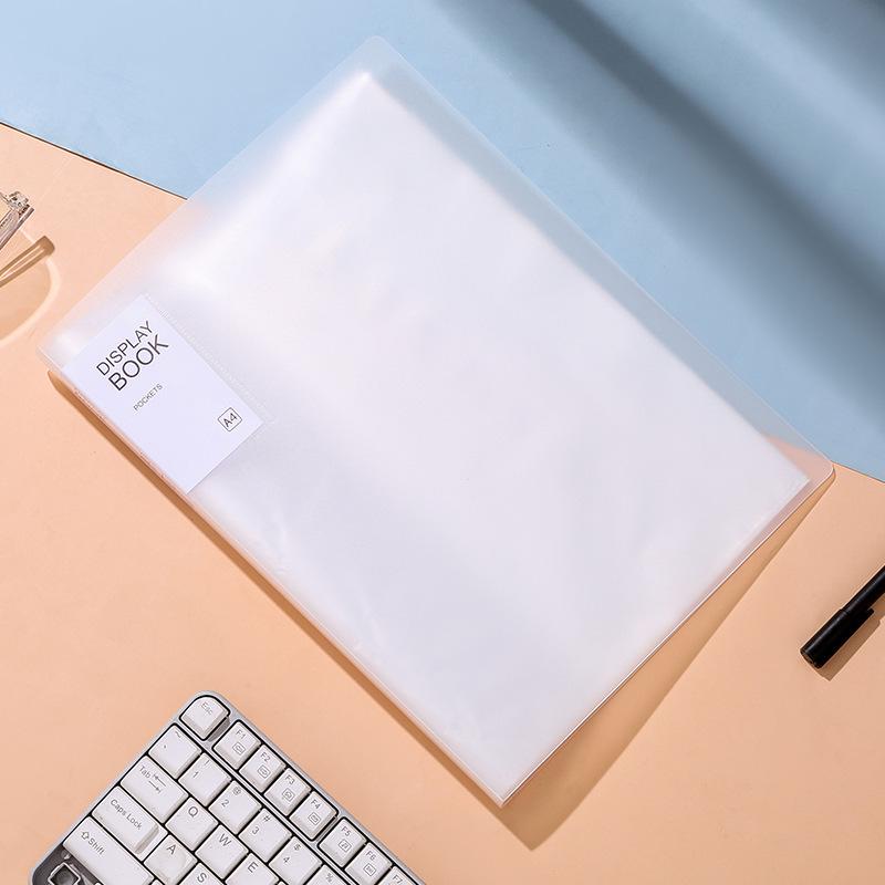 Прозрачная многослойная папка-кольцо формата А4 для документов для студентов