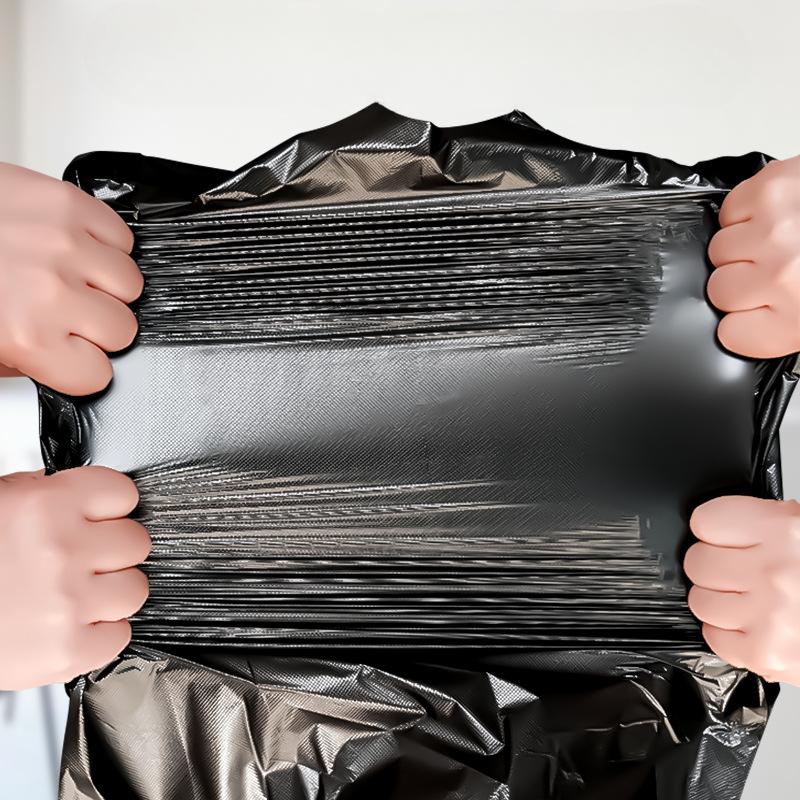 Негрязные мешки для мусора на шнурке, увеличенные и утолщенные бытовые кухонные одноразовые портативные бытовые пластиковые пакеты на шнурке