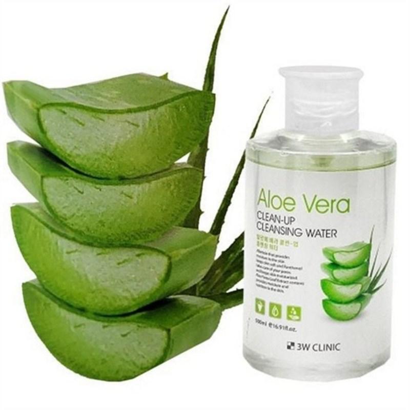 Aloe Facial Cleanser Makeup Cleansing 500ml Aloe Vera Facial Cleanser Large Size Remover, 500g, 1 pcs
